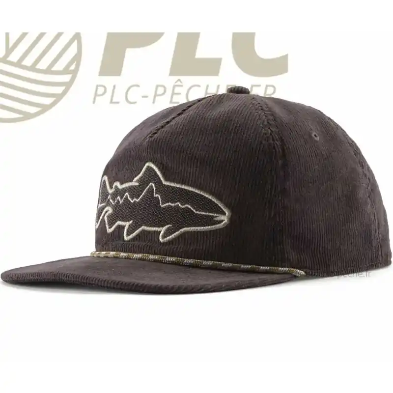 Casquette PATAGONIA Fitz Trout Fly Catcher Hat Ink Black Promotion Saisonnière