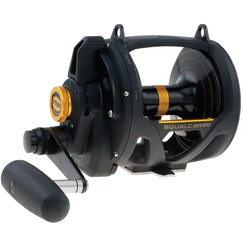 Moulinet Traîne Penn Squall Lever Drag 2 Speed 50VSW Solde