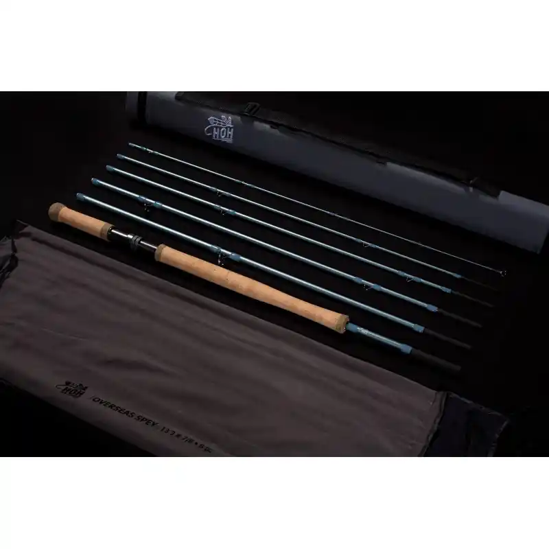 Offre Exclusive Canne 2 mains HOH Overseas Spey 13‘3 soie 7/8 (6 brins)