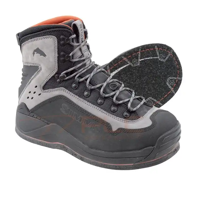 Chaussures de Wading SIMMS G3 Guide Boot Feutre Steel Grey Pas Cher