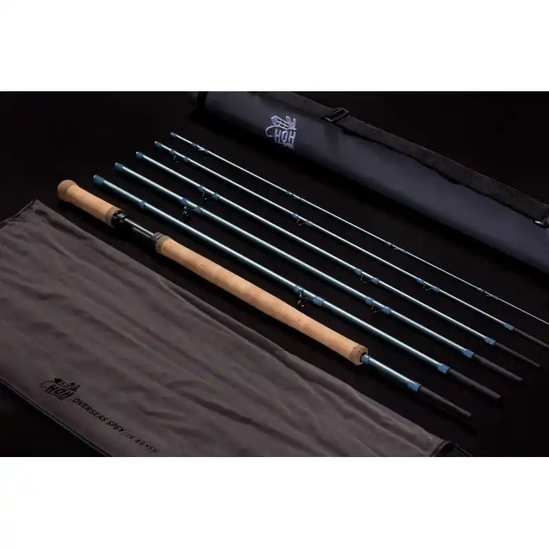 Produit De Marque Canne 2 mains HOH Overseas Spey 14‘ soie 9 (6 brins)