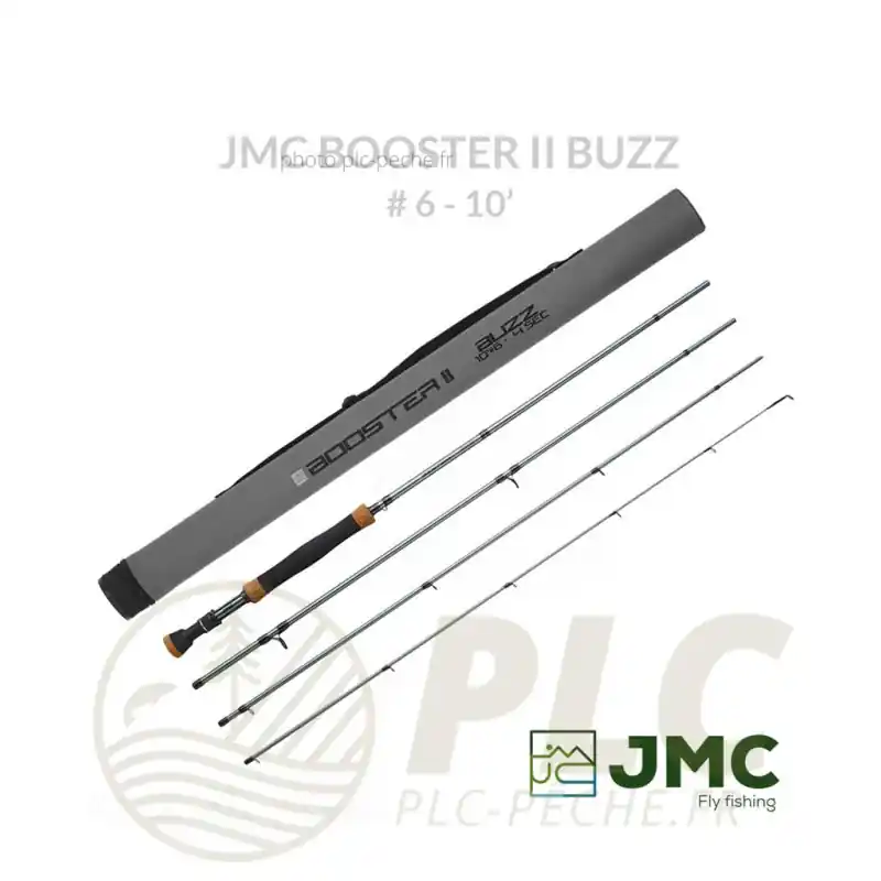 Canne JMC Booster II Buzz 10‘ soie 6 - 4 Brins Livraison Express