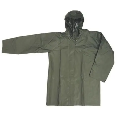 Veste Lalizas PVC verte Promotion