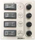 Tableau électrique Lalizas métallique 4 voies Retour Gratuit