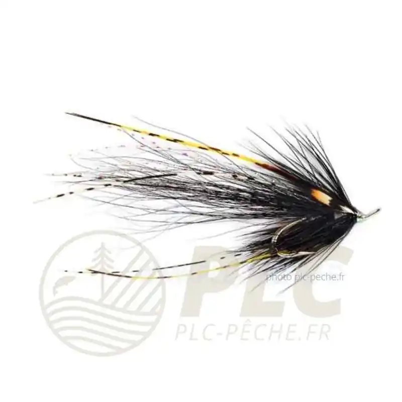 Seulement Aujourd'hui Mouche Saumon FULLING MILL Rs Squid Black & Silver