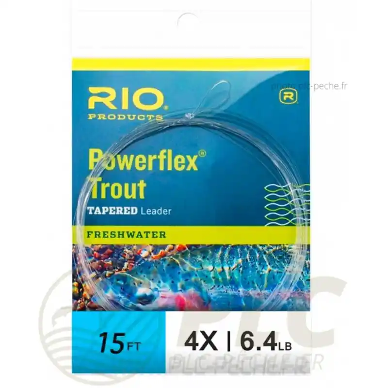 Retour Gratuit Bas de ligne RIO Powerflex Trout 15´(4,60 m)