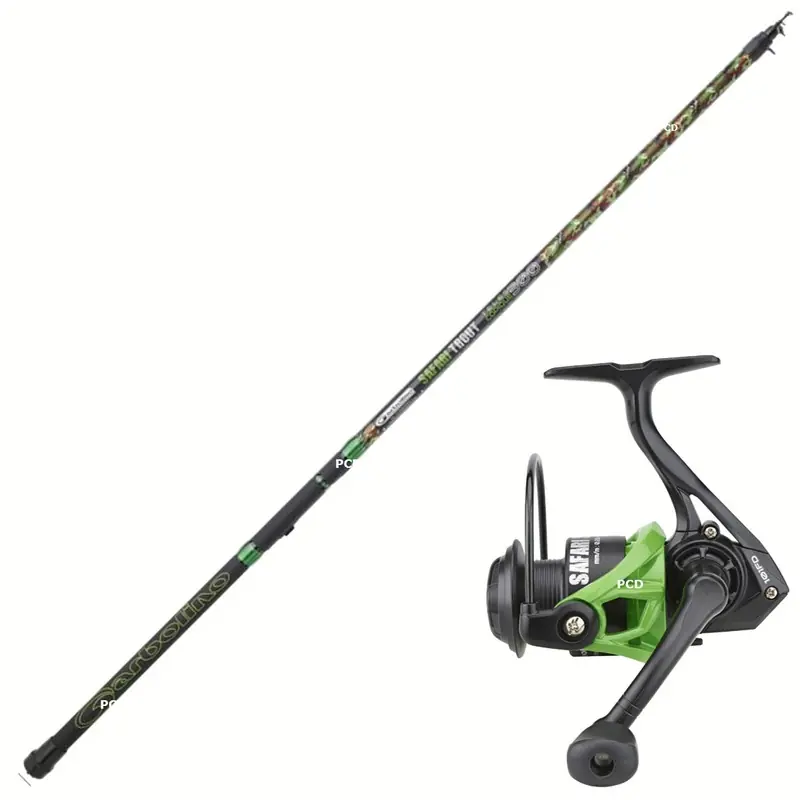 Offre Exclusive Ensemble Truite Safari Trout RC 3M80 Garbolino Et Safari Spin 101 FD