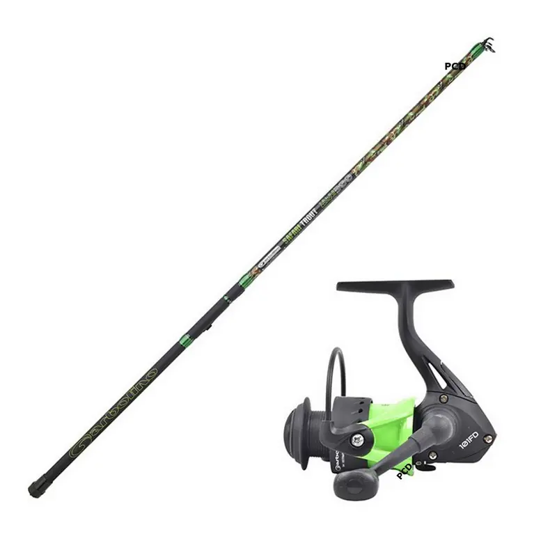 Acheter En Ligne Ensemble Truite Safari Trout Télé 3M00 Garbolino Et Safari Trout Spin 101 FD