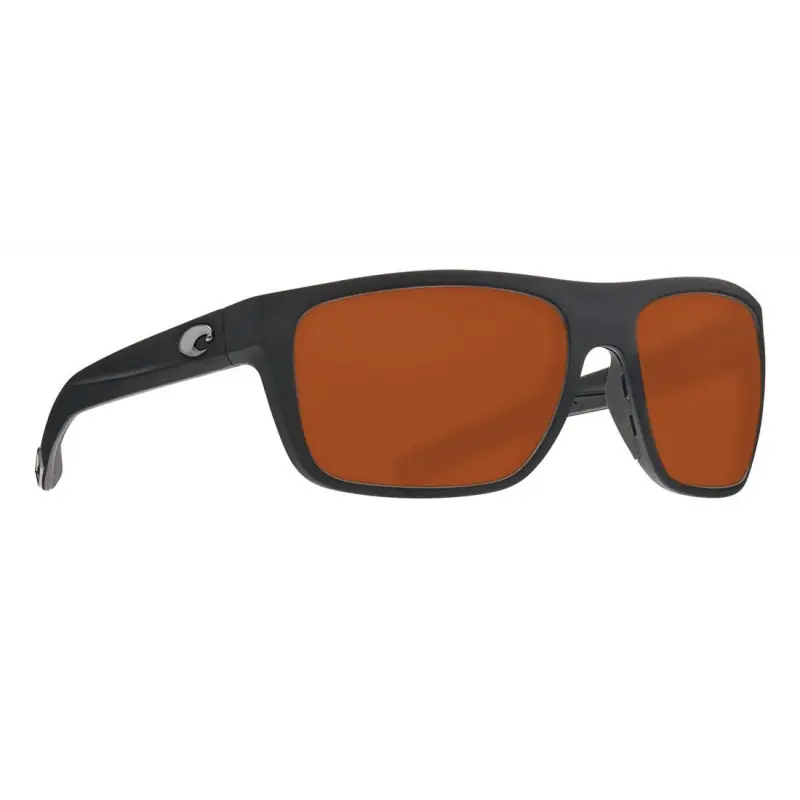 Lunettes Polarisantes COSTA DEL MAR Broadbill Matte Black 580P Copper Meilleure Vente