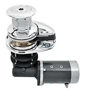Guindeau vertical Lofrans X3 Bronze chromé 1500W - 12V - Barbotin 12/13mm - Avec poupée Haute Qualité