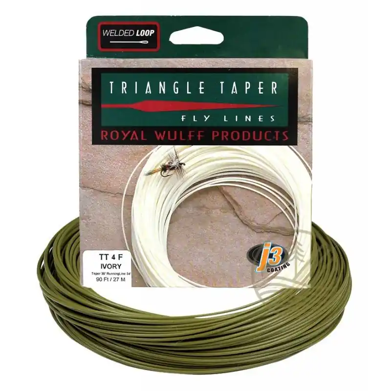 Soie Royal Wulff Triangle Taper Flottante olive TTF Super Prix