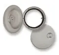 Trappe d‘accès ronde Nuova Rade diamètre 334mm – grise Satisfait Ou Remboursé