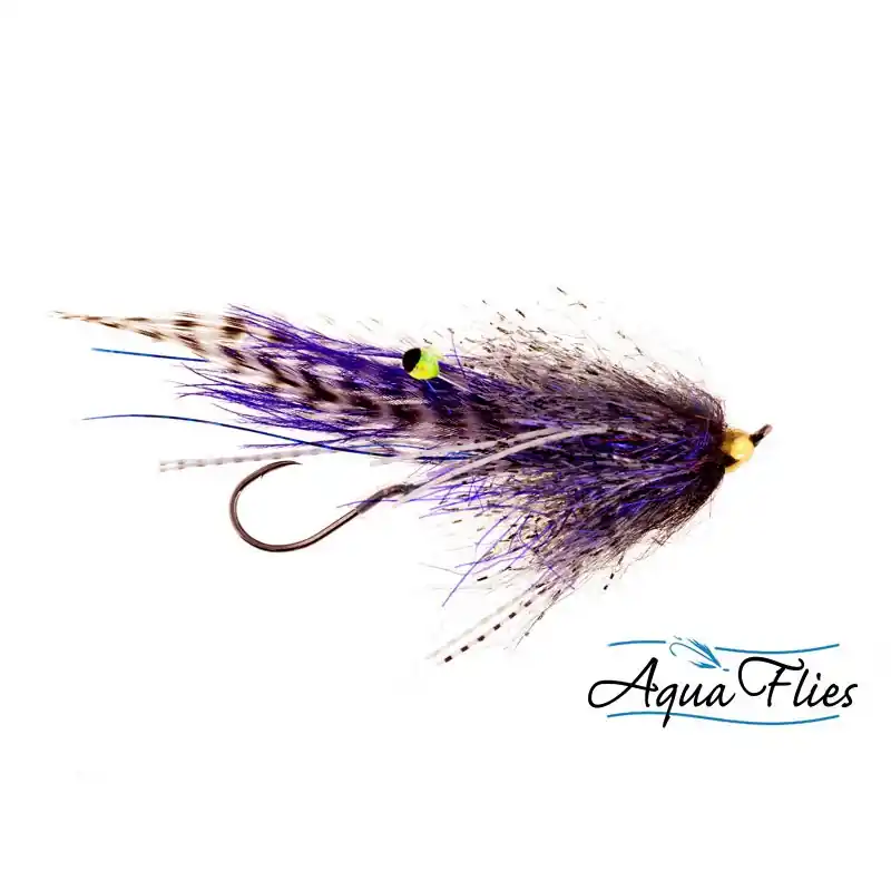 Mouche steelhead intruder ultra squid purple/black Retour Gratuit