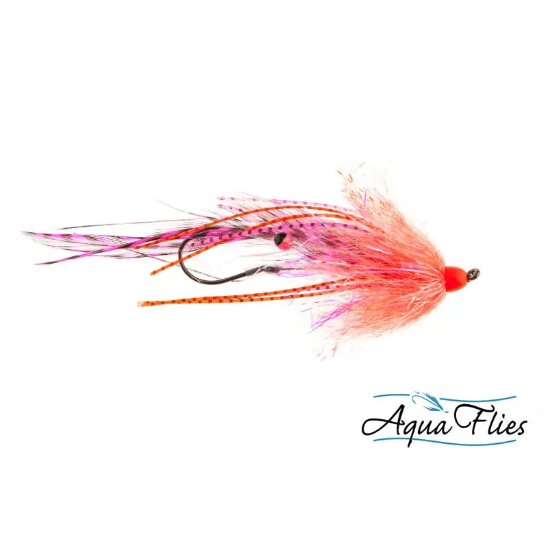Dernière Chance Mouche steelhead intruder ultra squid pink/orange