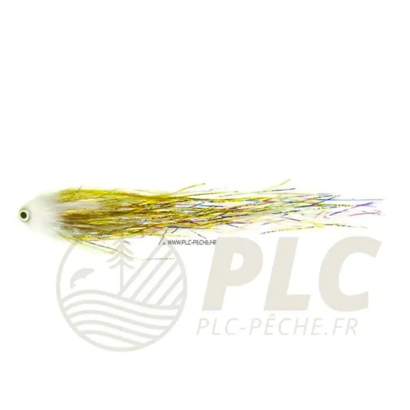 Authentique Mouche Brochet Pike Tube Niklaus Bauer sheep Head Dirty Roach