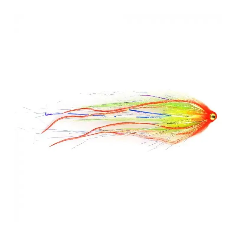 Quantité Limitée Mouche brochet Pike Tube Niklaus Bauer On Fire