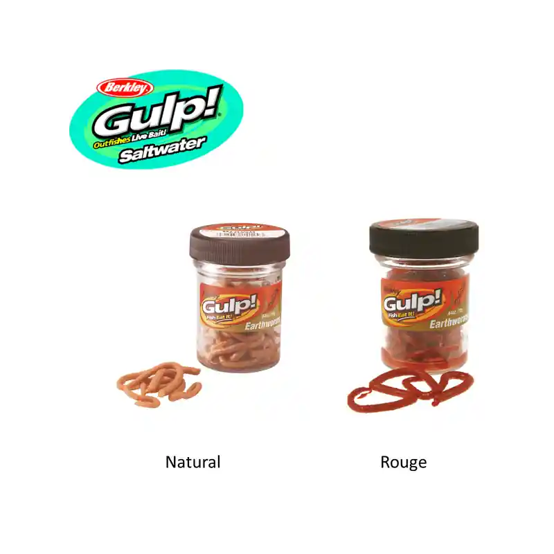 LEURRES GULP EARTHWORMS Expédition Rapide