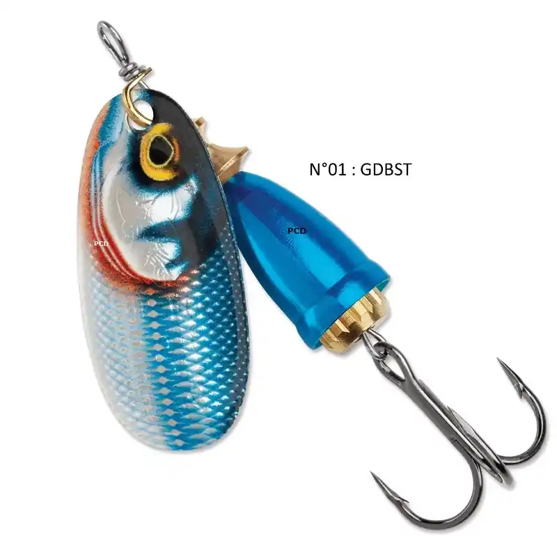 Cuiller Tournante Blue Fox Vibrax Gilded N°0 3G Dernière Chance