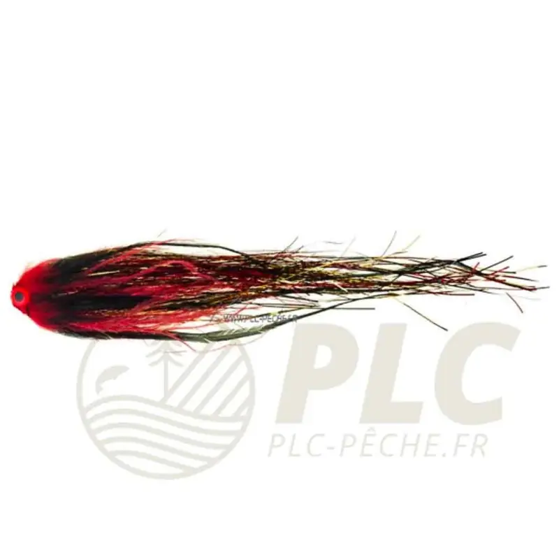 Mouche Brochet Pike Tube Niklaus Bauer Sheep Head Black Deapth Bon Marché