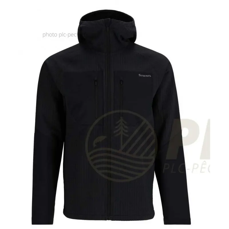 Hoody SIMMS Confluence Black Jusqu'à Épuisement Des Stocks