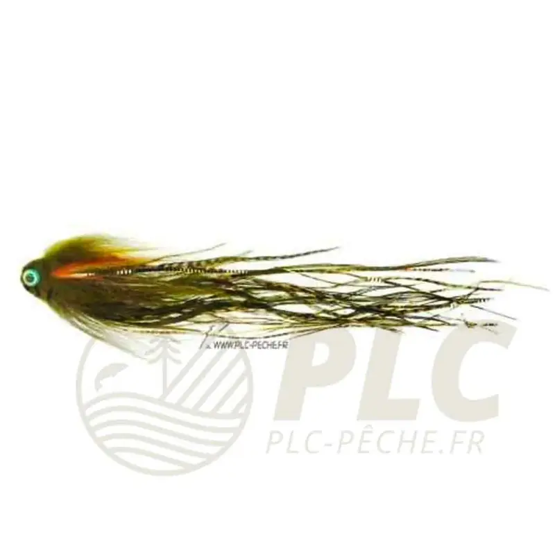 Mouche brochet Pike Tube Niklaus Bauer Sheep Head Bleeding Perch Top Vente