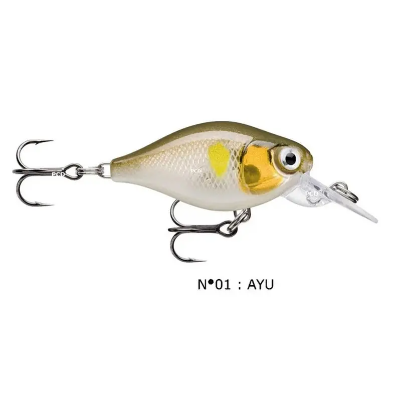 Certifié Leurres Flottant Rapala X-Light Crank Mid Runner 3.5cm