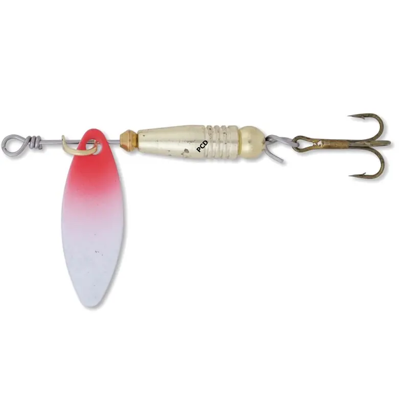 Populaire Cuiller Zebco Waterwings River Spinner Red & White 8G