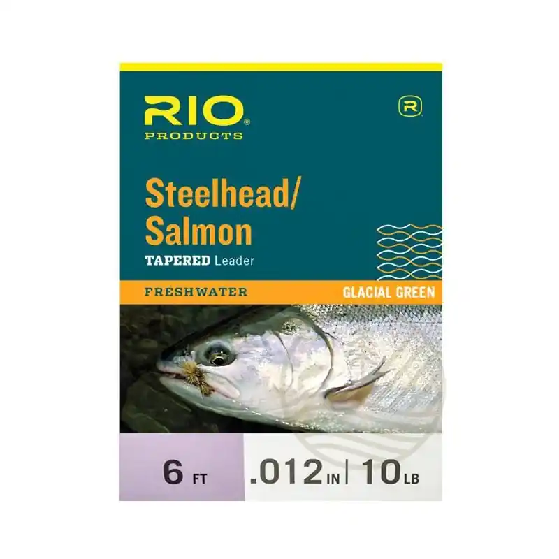Bas de Ligne RIO Steelhead/Saumon GLacial Green 6‘ (1,80m) Nouvelle Collection