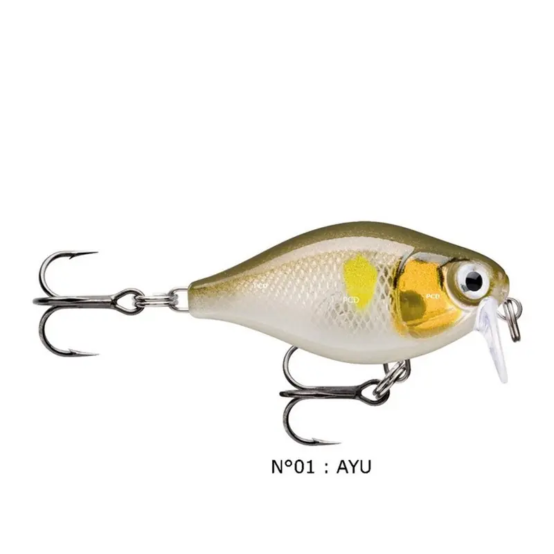 Leurres Flottants Rapala X-Light Crank Shallow Runner 3.5CM Certifié