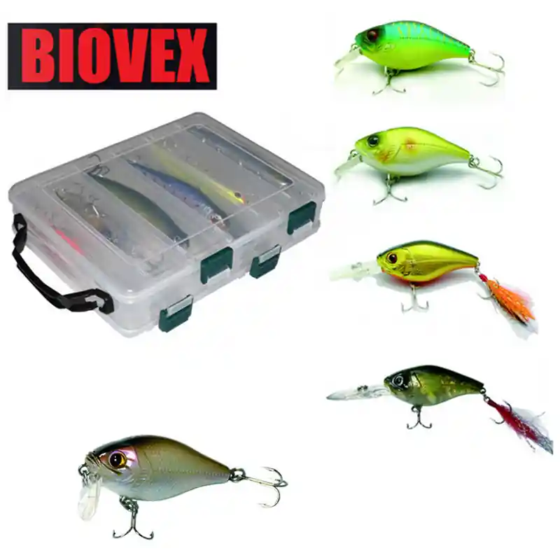 Coffret Cadeau 5 Leurres Biovex + Boite Réversible Double Offerte Promotion