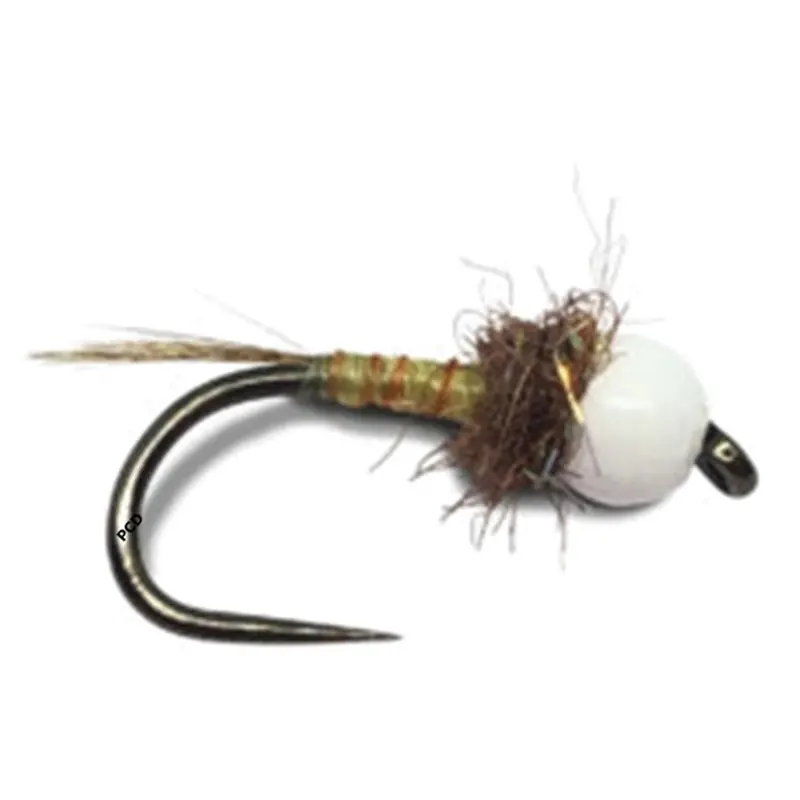 Mouche La Blanche Laurent Jauffret Nymphe Avec Bille Laiton Achat Immédiat