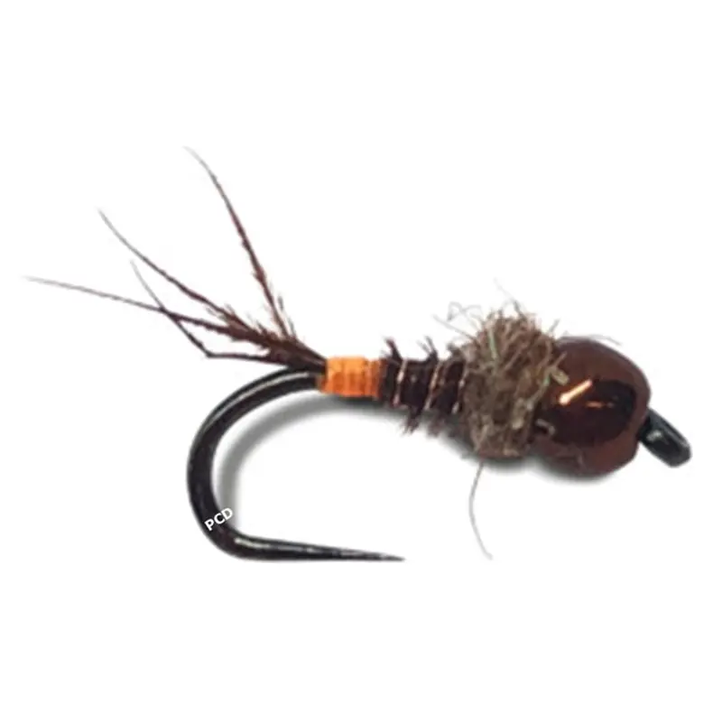 Paiement Sécurisé Mouche La Brune Laurent Jauffret Nymphe Avec Bille Laiton