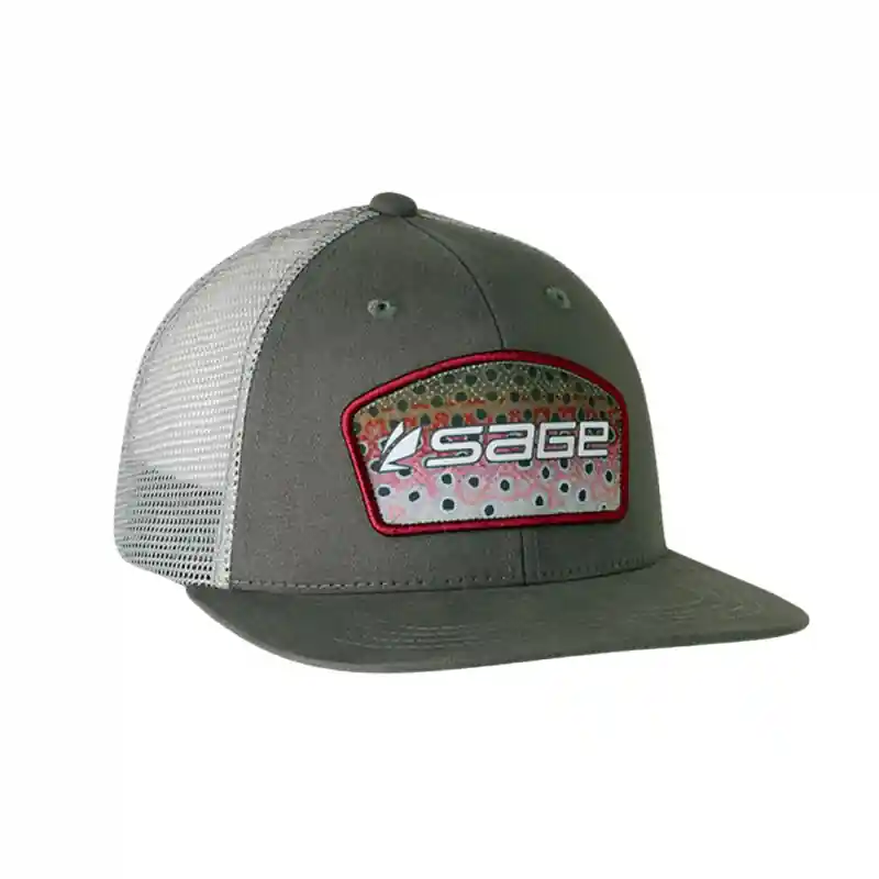 Meilleur Choix Casquette SAGE Patch Trucker Charcoal Rainbow