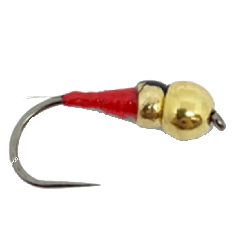 Top Vente Mouche La Rouge Laurent Jauffret Nymphe Avec Double Bille Tungstène