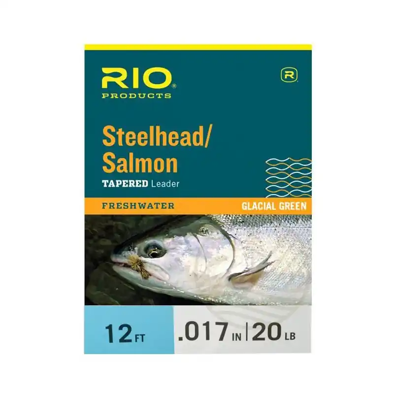 Meilleur Choix Bas de Ligne RIO Steelhead/Saumon Glacial Green 12‘ (3,70m)