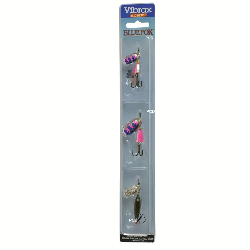 Soldes Kit Cuillers Vibrax Rainbow Trout