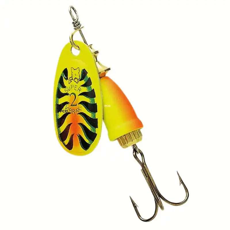 Prix Choc Cuiller Tournante Blue Fox Vibrax Fluorescent FT En Vrac Par 12