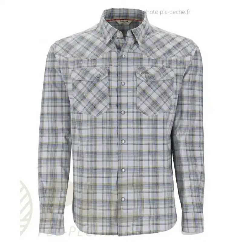 M‘s SIMMS Brackett LS Shirt Streling Offre Exclusive