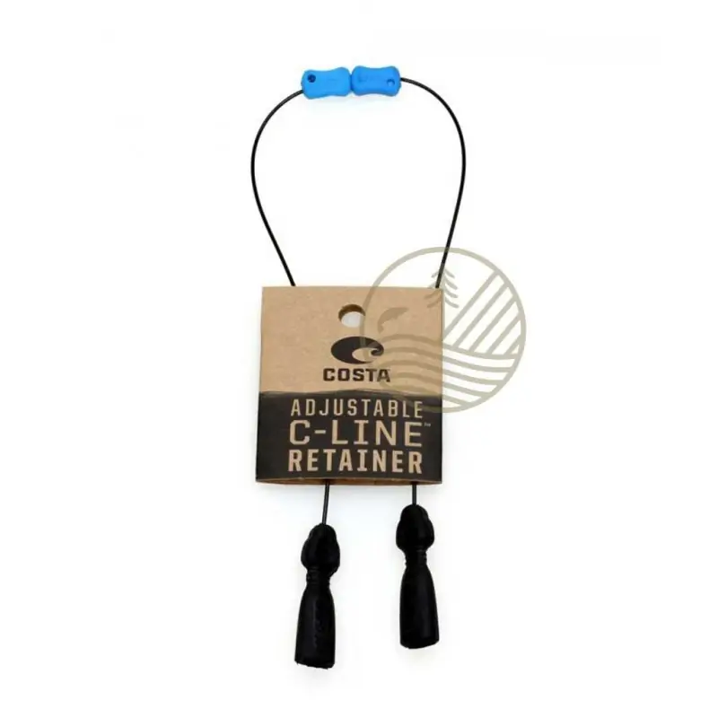 Cordon pour lunette COSTA C-line Adjustable Retainer Black/Blue Authentique
