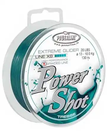Quantité Limitée Tresse Powerline Powershot bleue 130 m