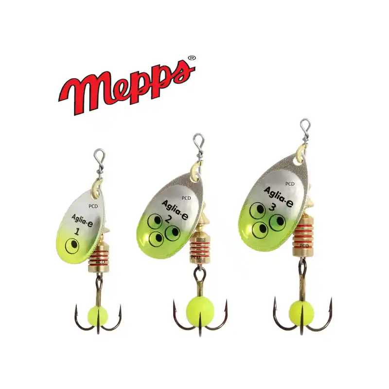 Réduction Cuiller Mepps Aglia E Brite Chartreuse