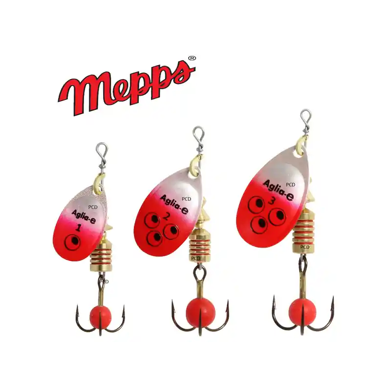 Promotion Cuiller Mepps Aglia E Brite Rouge