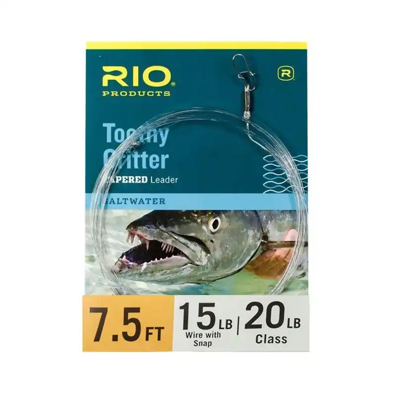 Expédition Rapide Bas de Ligne RIO Toothy II 7‘5 (2,30m) avec agrafe