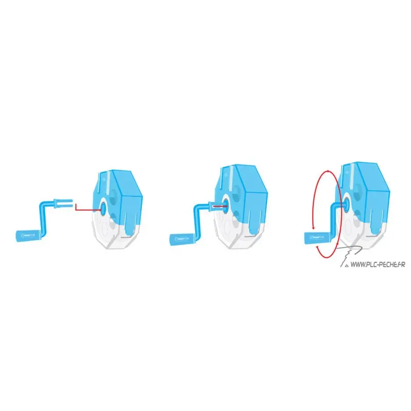 Minispool Manivelle Bleu Switchbox OMNISPOOL Top Vente
