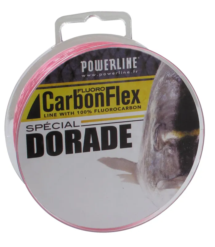 Meilleure Vente Nylon Powerline Carbonflex Fluoro rose Sp Daurade 300 m