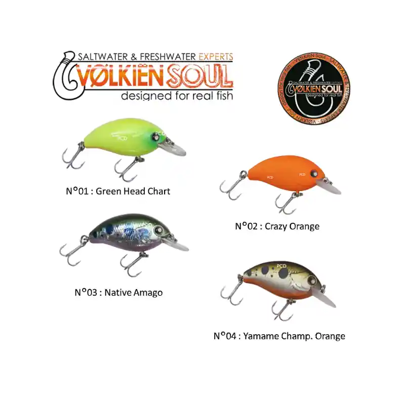 Nouvelle Collection LEURRES FLOTTANT VOLKIEN SOUL DESMO 36F XP