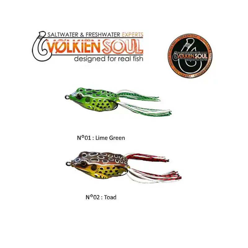 Promotion Saisonnière LEURRES GRENOUILLE VOLKIEN SOUL CHIBI KAERU 35