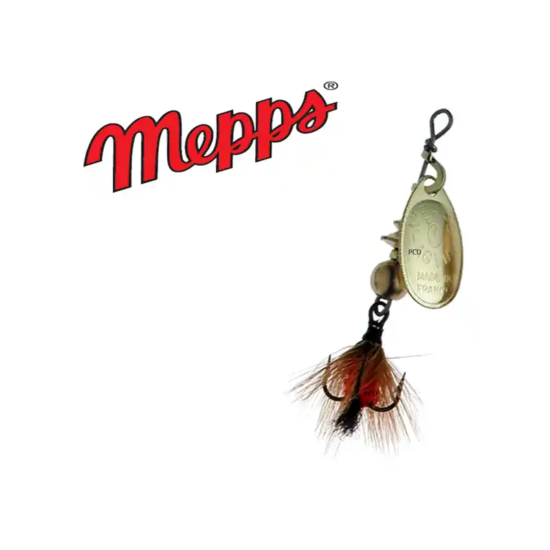 Satisfait Ou Remboursé Cuiller Mepps Aglia Or Mouche Rouge