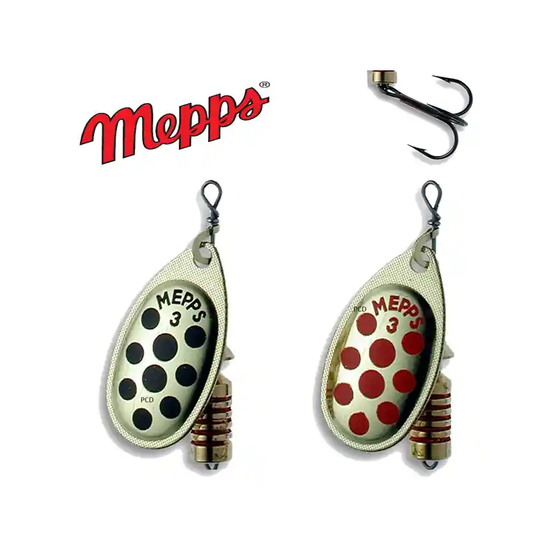 Prix Choc CUILLER MEPPS AGLIA OR A POINTS NOIRS