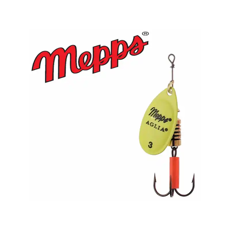 Soldes Cuiller Mepps Aglia Fluo Chartreuse